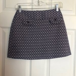 Vintage 90s The Limited Purple and Gray Mini Skirt